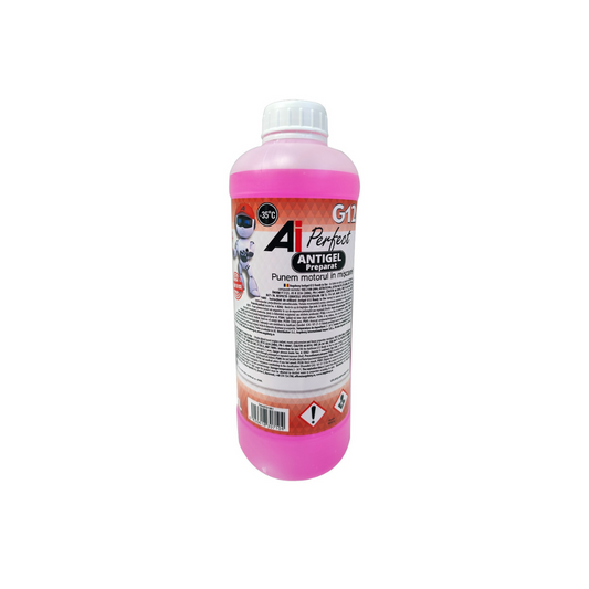 Antigel concentrat AI Perfect G12+, 1 litru,  Rosu, Roz