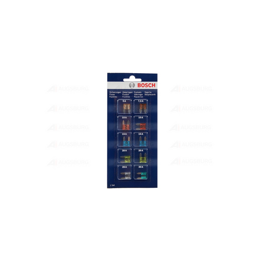 Set sigurante fuzibile tip Mini 5A-30A (10buc), Bosch
