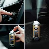 Spray pentru curatat si dezinfectat sistemul de aer conditionat, K2 KLIMA FRESH, 150ml, Lamaie